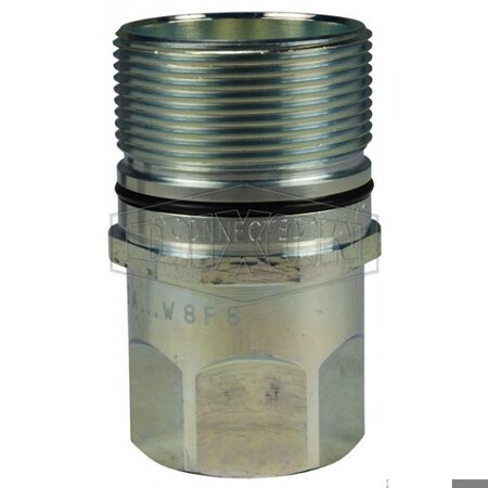 Dixon DQC W Wingstyle Interchange Female Plug, 1-11-1/2 Nominal, Female NPTF, Steel W8F8